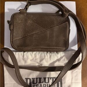 Duluth Trading Co Brown Leather Crossbody Bag
